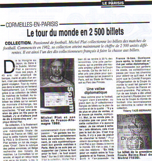 Michel Plat 1998 Le Parisis