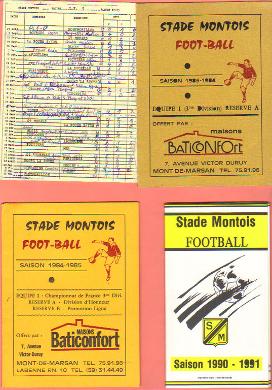 Calendriers saisons