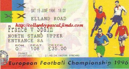 Euro 1996 : France - Espagne