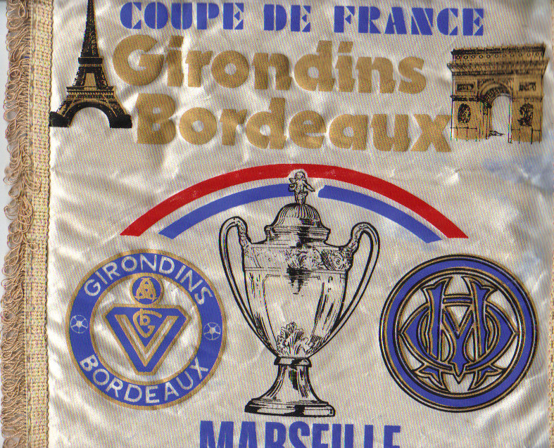 Fanion Maxi "commerce" Finale Coupe de France Bordeaux - OM