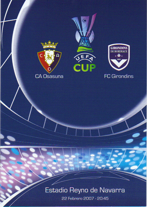 Osasuna Pampelune - Girondins, Pas de programme à Bordeaux