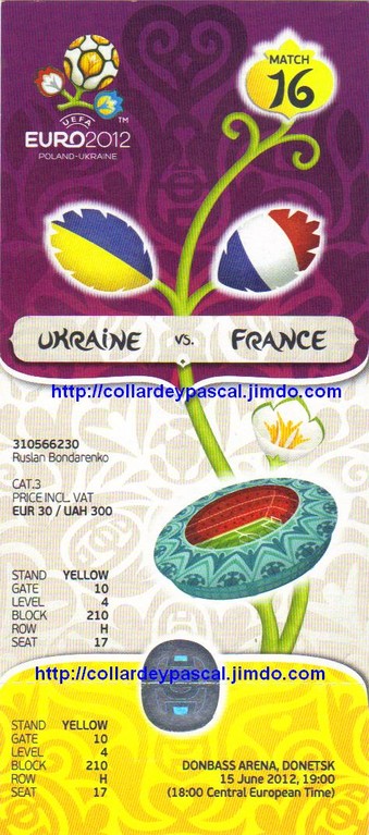 Euro 2012 : France - Ukraine