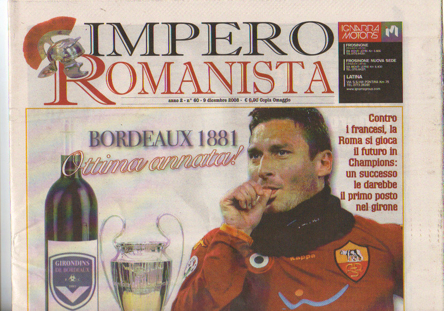 AS Roma - Girondins (Programme 2)