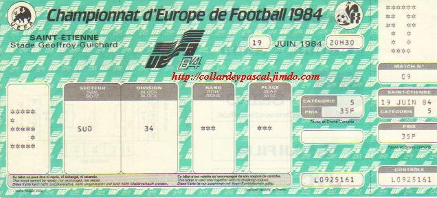 Euro 1984 : France - Yougoslavie