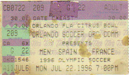 1996 Atlanta : France - Espagne