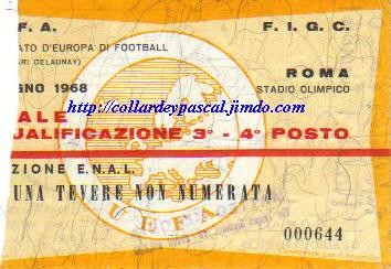 Euro 1968 en Italie, Finale 3/4émes Places