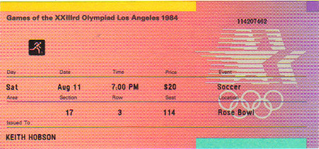 1984 Los Angeles : FINALE France - Brésil