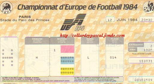 Euro 1984 : France - Danemark