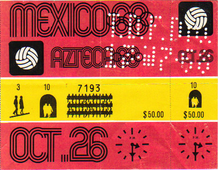 1968 Mexico : FINALE Hongrie- Bulgarie