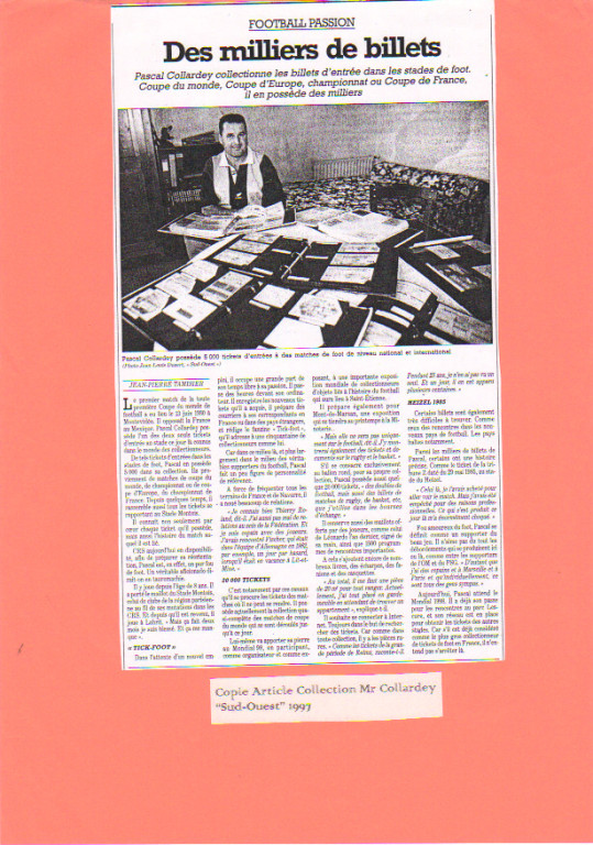 Pascal Collardey 1997 Sud Ouest