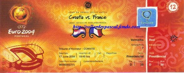 Euro 2004 : France - Croatie