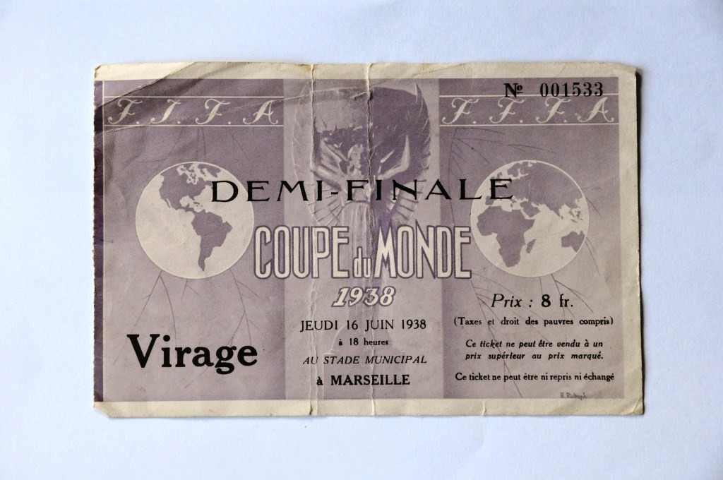 1/2 Finale Italie - Brésil (France 1938) Pas en ma collection