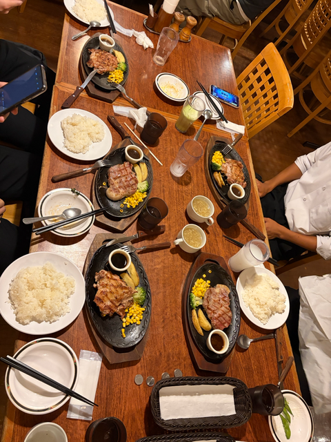 先日ご飯を食べた時の写真です！