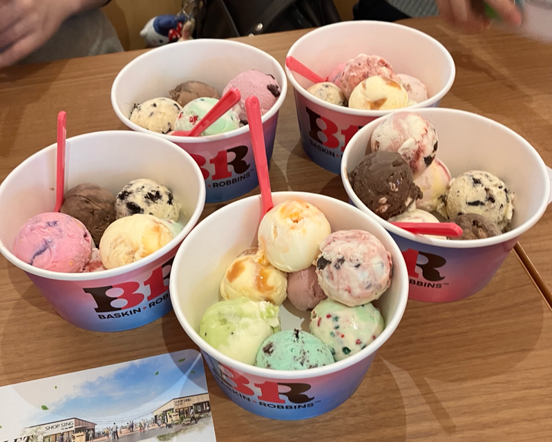 どのアイスも最高においしかったです✨😋