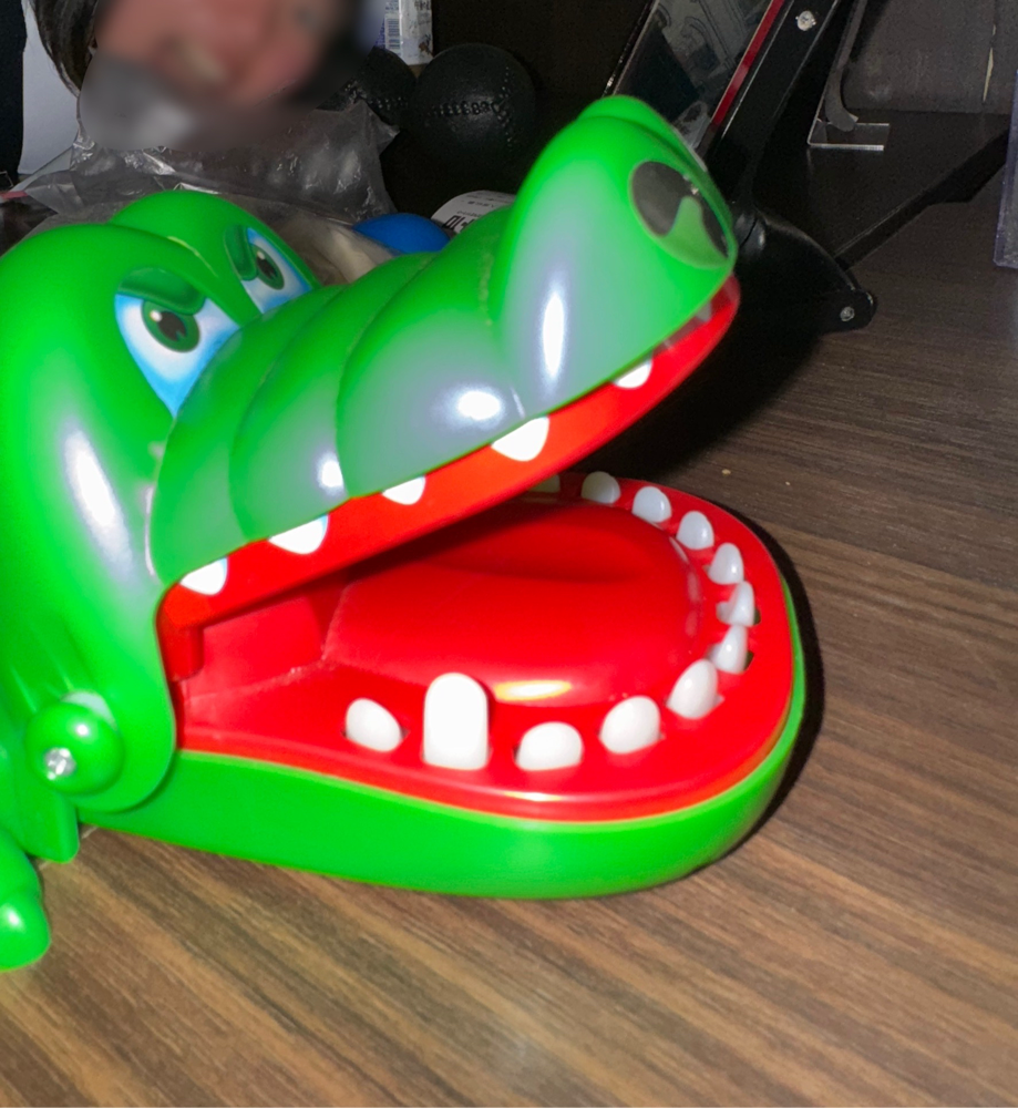 歯が残り一本のミラクルワニワニパニック🐊