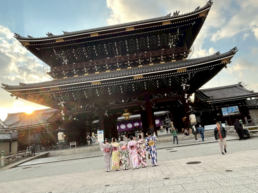 修学旅行で撮ってもらった写真です