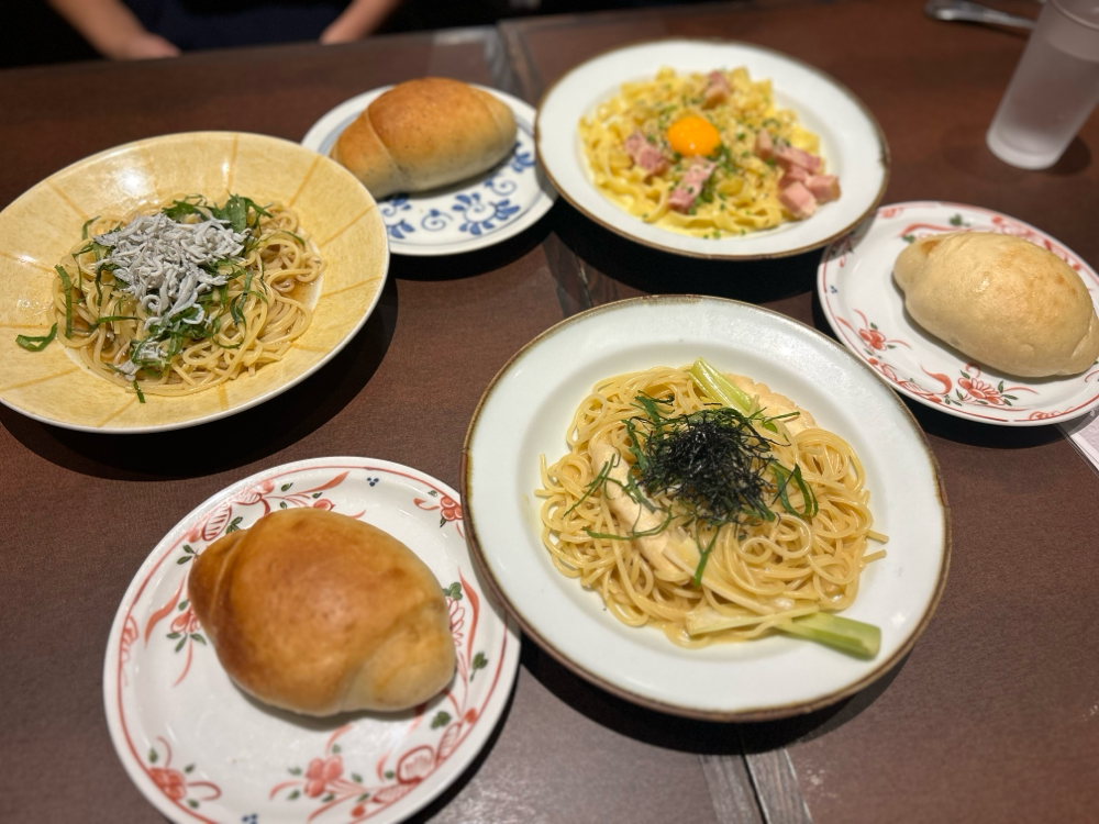 先日友達とパスタを食べました🍝😋