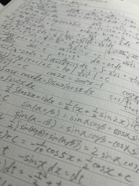 積分ばっかりしてると微分が出来なくなりますね✏️🫠
