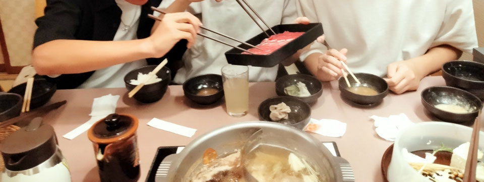 友達としゃぶしゃぶ行ってきました✨あっという間の2時間でした!