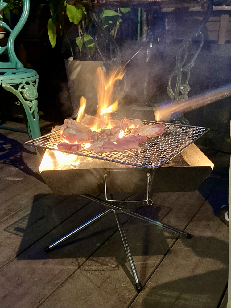 先日お家でバーベキューをしました!美味しかったです😋