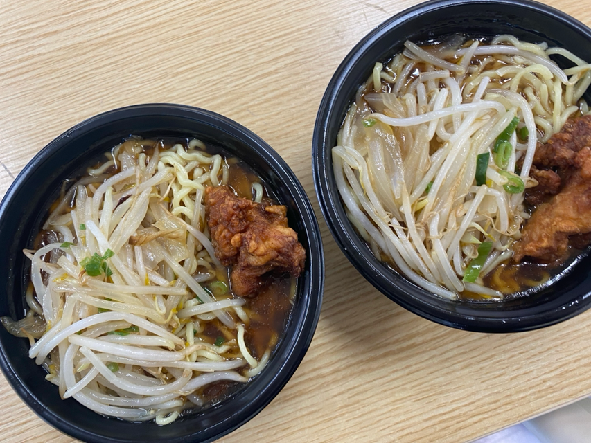 学食の秋の新メニュー、しょうゆラーメンを食べました！美味しかった😋