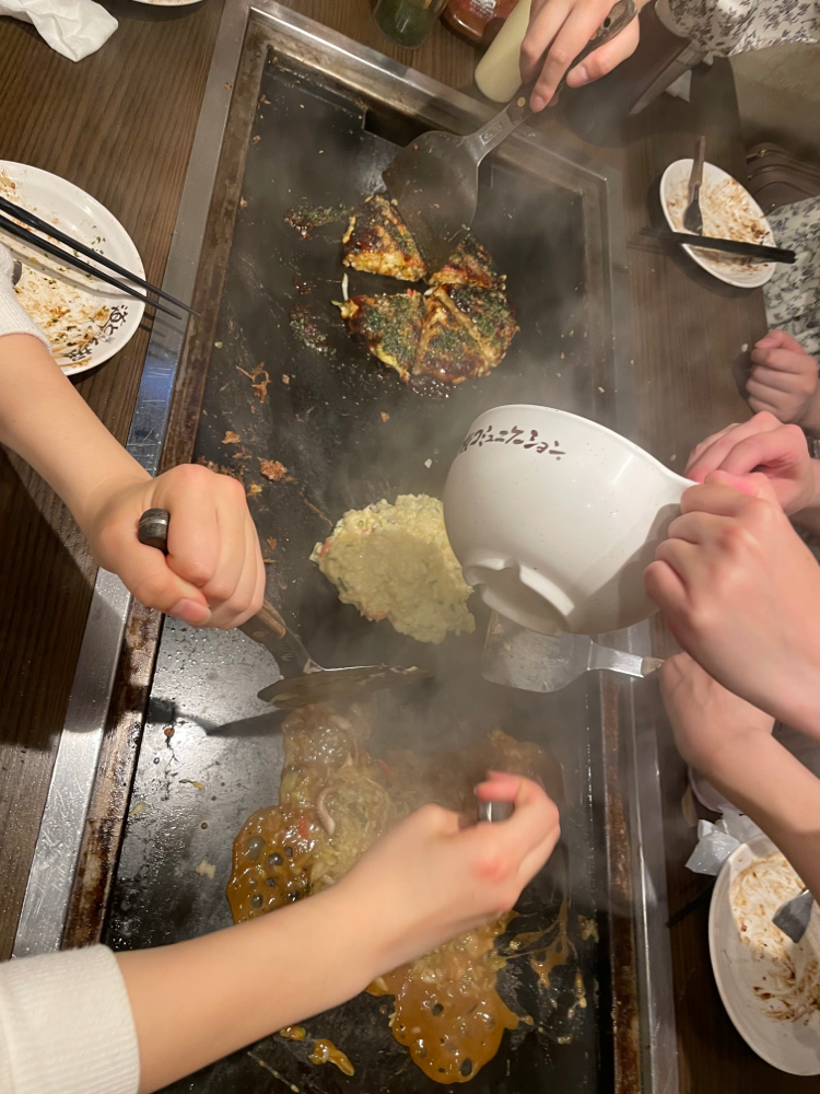 この春卒業されたホルンの先輩たちとホルンパート全員で食べに行きました📯🤍