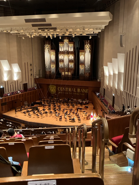 この前行った演奏会です!とても綺麗なホールで素晴らしい演奏を聞けました!