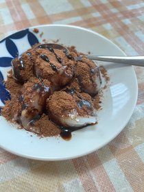 自分で作ったショコラ餅です🍫🍡