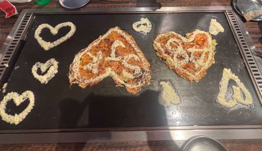 この後もんじゃも食べました‎^_^
