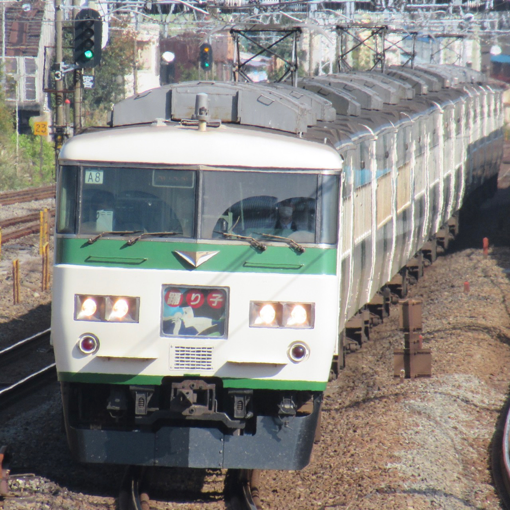 国鉄185系　写真提供:鉄道好きの友人たち