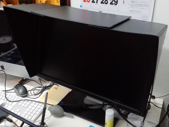 遮光フード自作