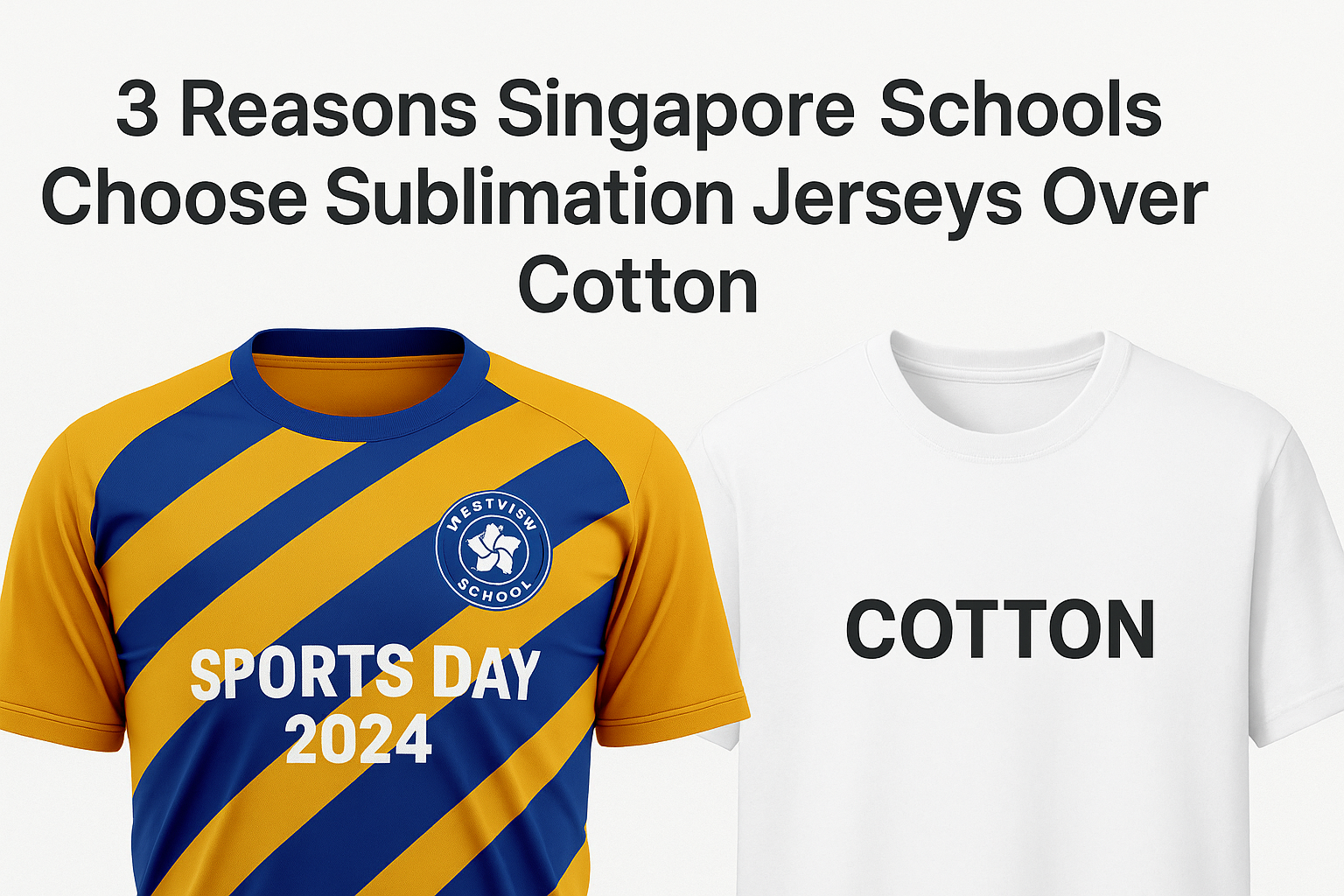 3 Reasons Singapore Schools Choose Sublimation Jerseys Over Cotton
