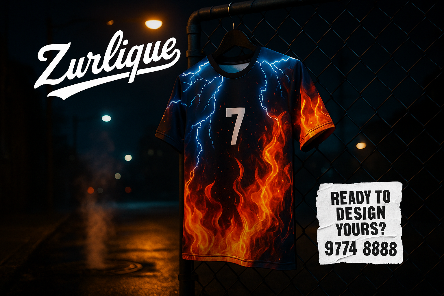 Custom Football Jerseys - Full sublimation print Singapore 