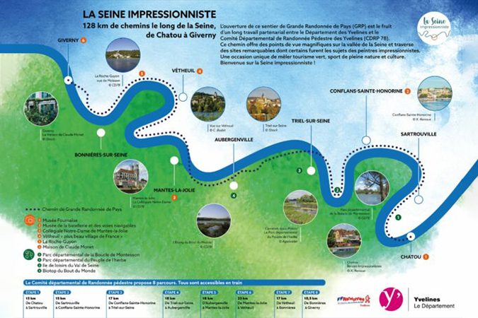 Tracé GRP La Seine Impressionniste