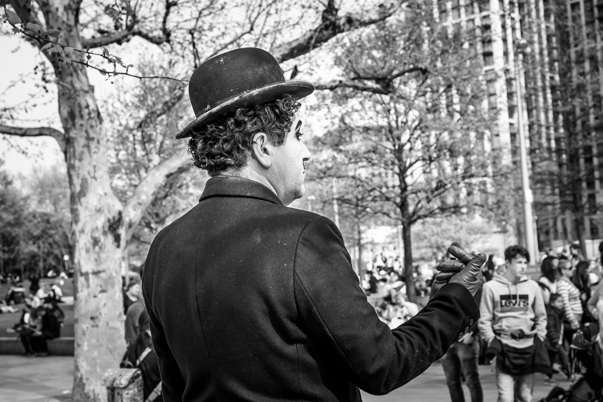 Charlie chaplin rede 70er geburtstag