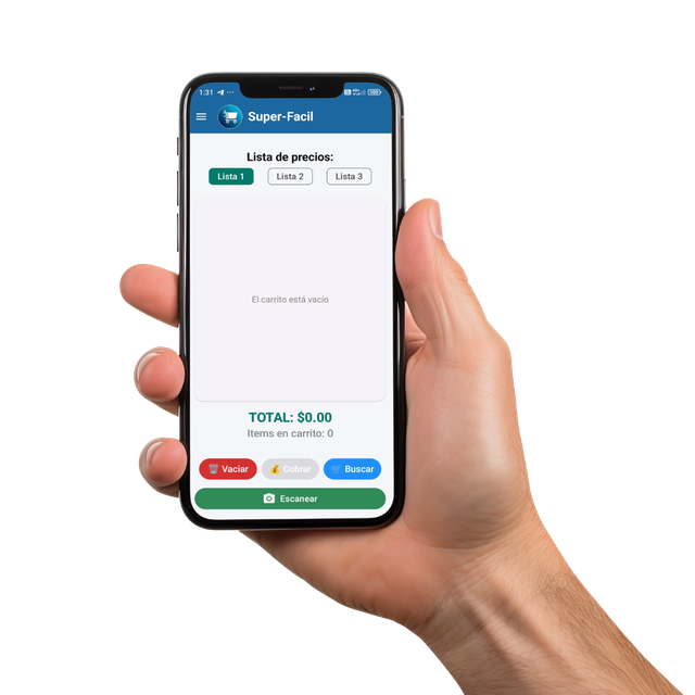 App Súper Fácil en celular