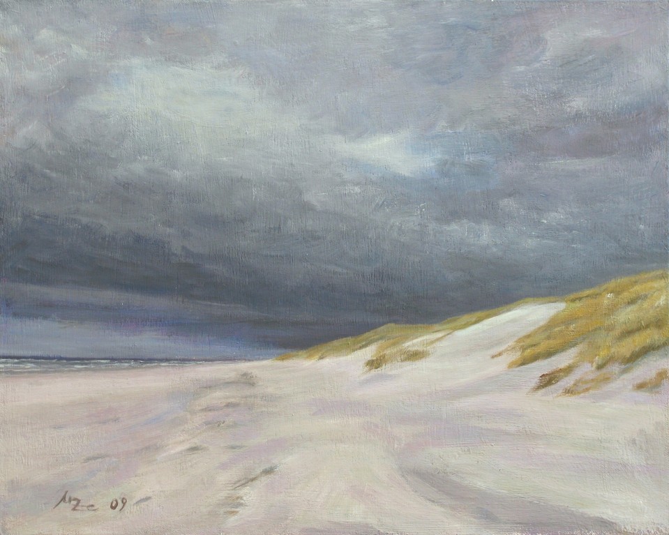Abziehender Regen - Hennestrand