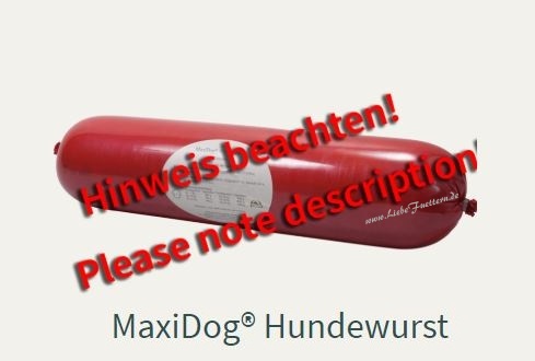 Die Hundewurst von Reico Maxidog Hundewurst