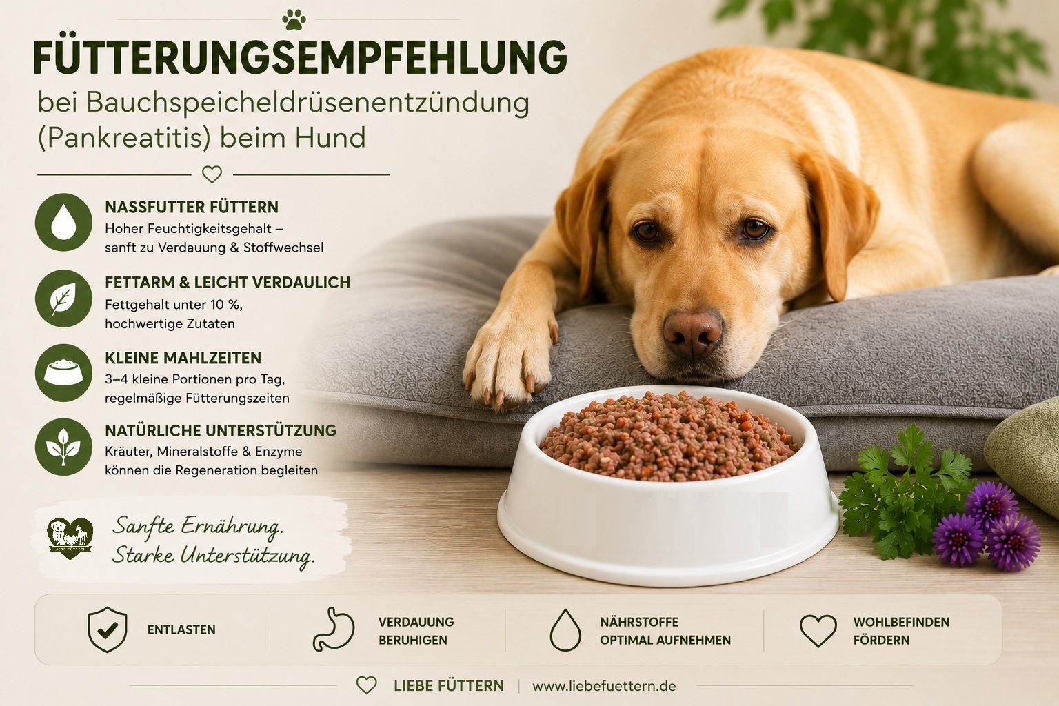 Bauchspeicheldrüsenentzündung (Pankreatitis) beim Hund