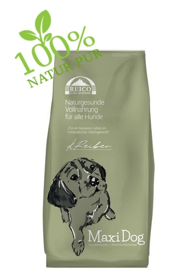 REICO Trockenfutter für Hunde MaxiDog® von Reico 100 % Natur Pur