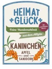 Heimatglück Kaninchen - Reico Hundewurst Kaninchen.