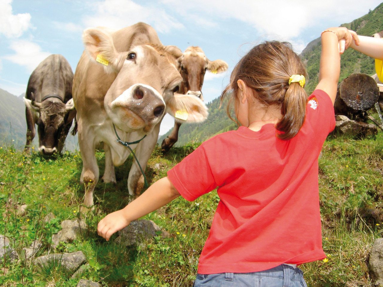 Kinder & Tiere - Bildarchiv TVB Stubai