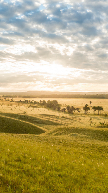 ...um unterwegs einen der tollen Sonnenaufgänge in der Llanos-Ebene zu erleben