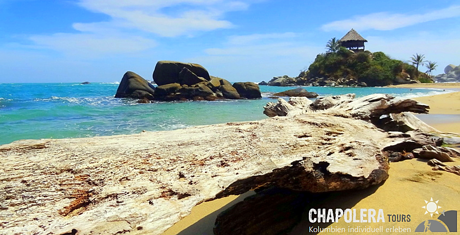 4 Tage Reisebaustein Tayrona Nationalpark (Foto: Strand bei Cabo San Juan de Guia)