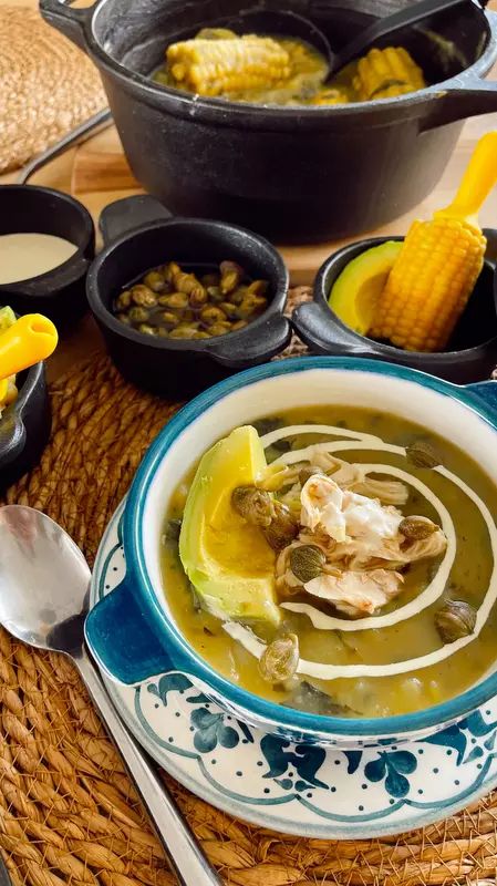 Gericht Ajiaco als kulianrische Spezialität von Bogota