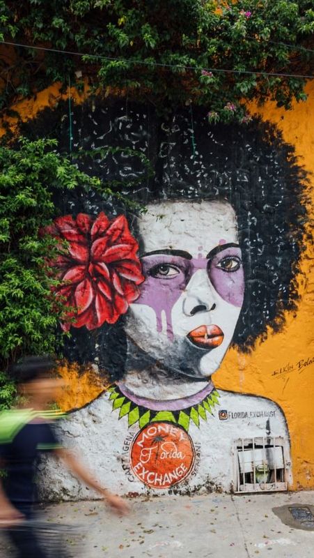 Am Nachmittag lässt sich noch viel entdecken, wie die tollen Grafitis im Stadtteil Getsemani ...