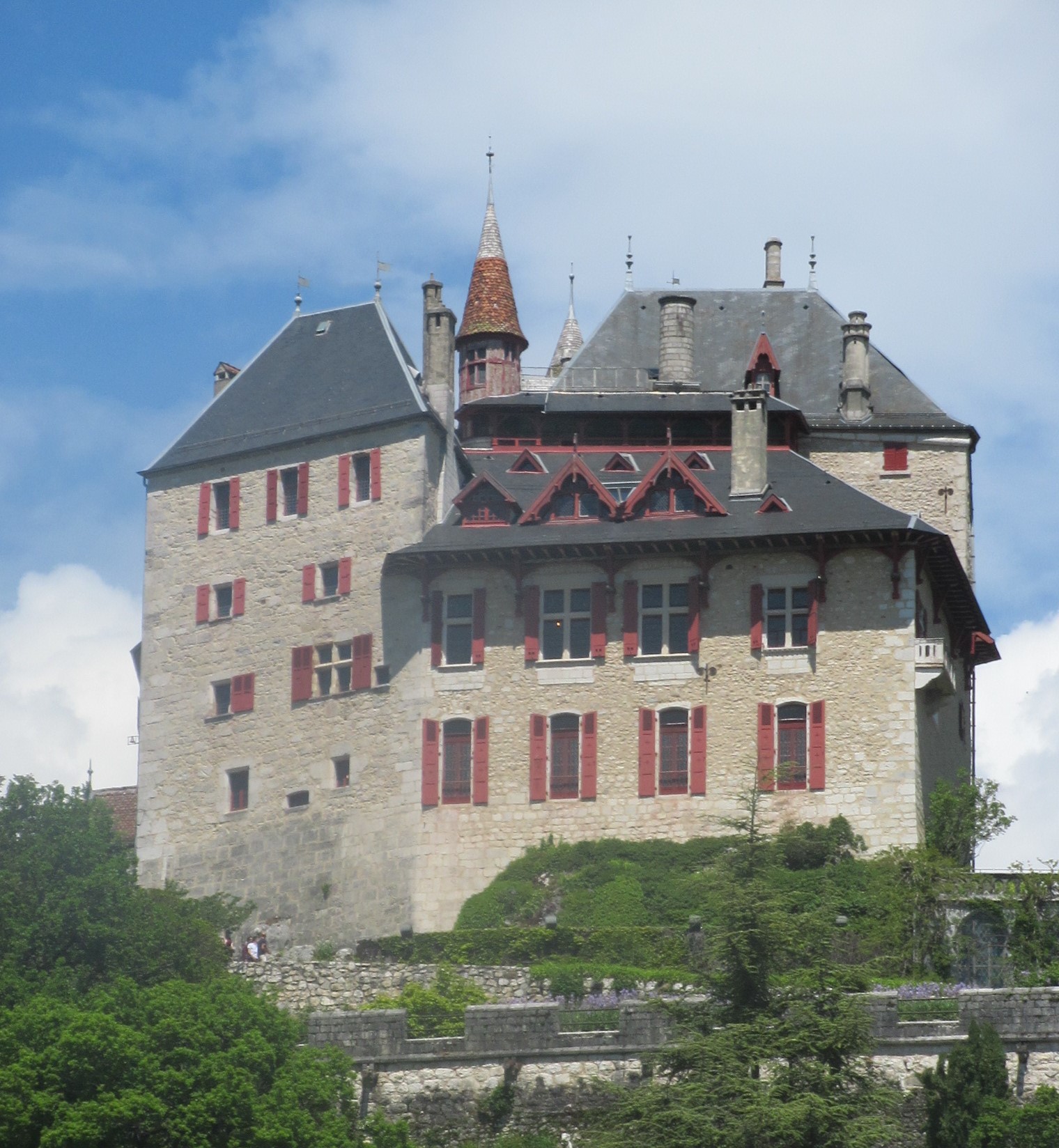 Menthon-Saint-Bernard, angeblich Inspiration für Walt Disney