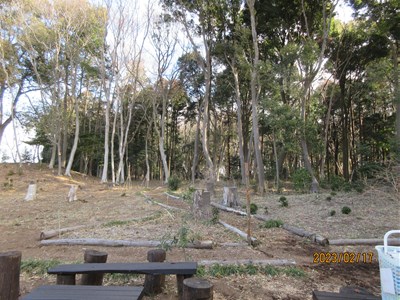 活動地の朝