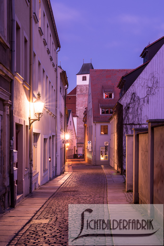 Freiberg - Blick auf die Nikolaikirche 1