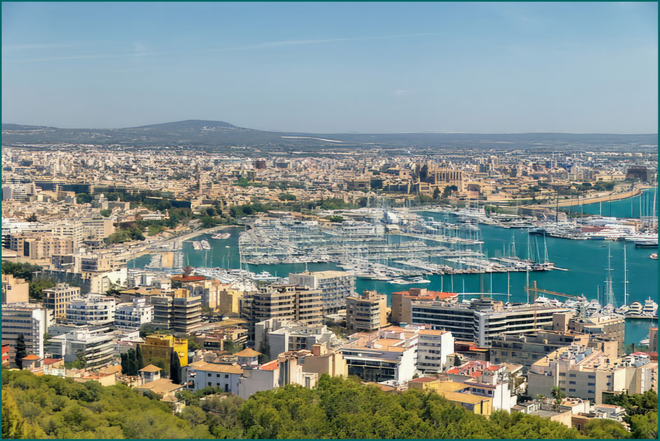 Vista desde el Castillo de Bellver